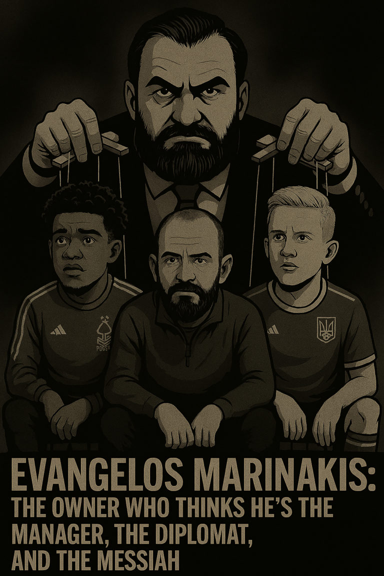 Evangelos Marinakis_ The Owner Who Thinks He’s the Manager, the Diplomat, and the Messiah. Puppeter